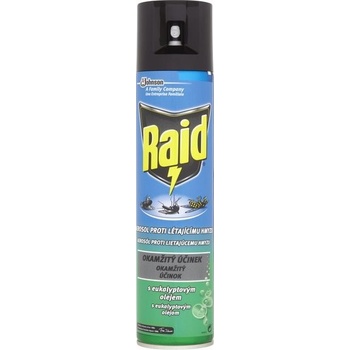 Raid Aerosol proti létajícímu hmyzu s eukalyptovým olejem 400 ml