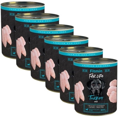 Fitmin For Life Adult Turkey paté 6 x 800 g