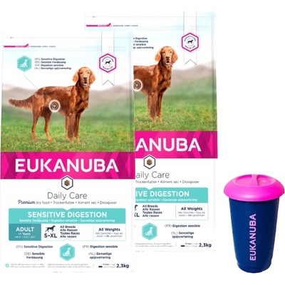 Eukanuba Daily Care Adult Sensitive Digestion 2 x 2,3 kg