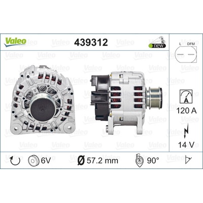 VALEO Alternátor 439312