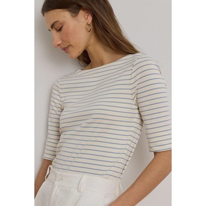Lauren Ralph Lauren тениска дамска с памук (200P13919) - answear - 121,24 лв