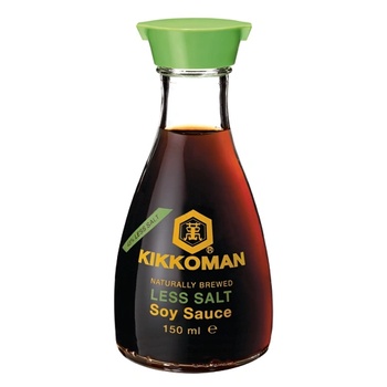 Image 1 of KIKKOMAN ЕСТЕСТВЕНО ФЕРМЕНТИРАЛ ЯПОНСКИ СОЕВ СОС light150МЛ (С ДИСПЕНСЪР)