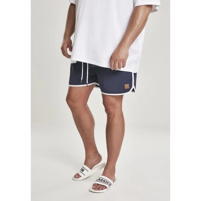 Urban Classics Бански гащета Urban classics Retro GT swimming shorts - Blue (Navy Blue / White)