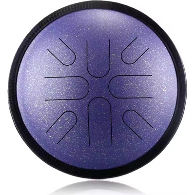 Hütermann Cestovní Tongue drum - 10' 25cm 8 tónů Tóny Japonska fialová s příslušenstvím. – Zboží Mobilmania