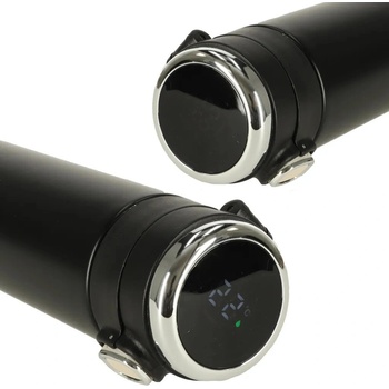 KIK KX4407 Termohrnek s náustkem LED termoska 420 ml černý