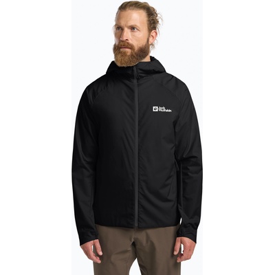 Jack Wolfskin Prelight Octa черно мъжко яке за вятър