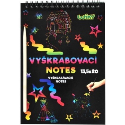 Vyškrábavací notes 12 listů – Zbozi.Blesk.cz