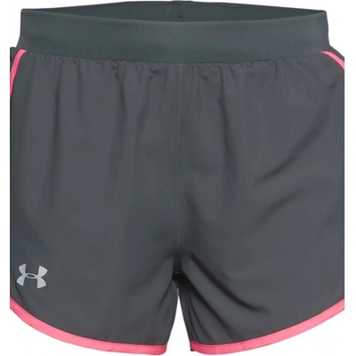 Under Armour women's UA Fly-By 2.0 shorts pitch gray/cerise