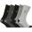Lyle and Scott Чорапи Lyle and Scott Men's Crew Socks - Black/Grey Marl