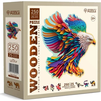 Wooden City - Puzzle Bright Eagle wooden - 250 piese