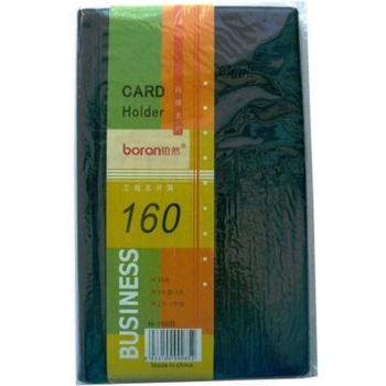 Визитник Boran За 160 визитки, Черен (662006-09-248307)