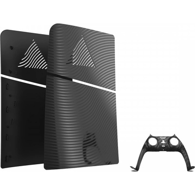 Comgad Kryt na konzoli PS5 Slim - Black Wave Faceplates Kit – Zboží Mobilmania