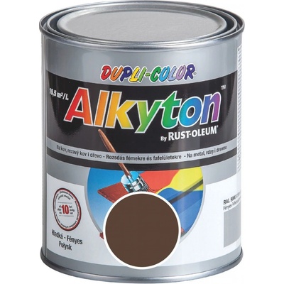 Alkyton hladký lesklý RAL 8011 oříšková hnědá 750 ml
