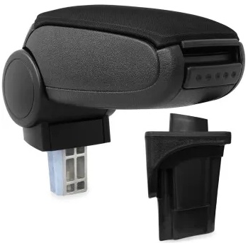 Pro. tec Seat LEON 2 (1P) подлакътник, черен, с тапицерия от плат