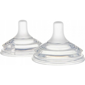 Canpol Антиколик двузонов биберон Canpol - Natural Shape, 6 м+, 2 броя (21/752)