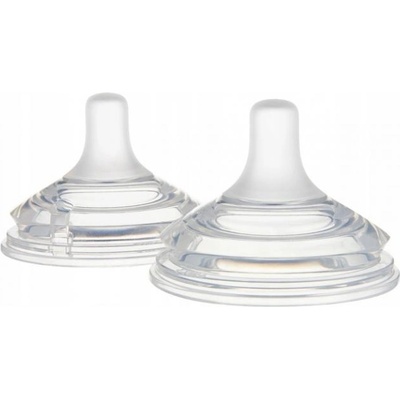 Canpol Антиколик двузонов биберон Canpol - Natural Shape, 6 м+, 2 броя (21/752)