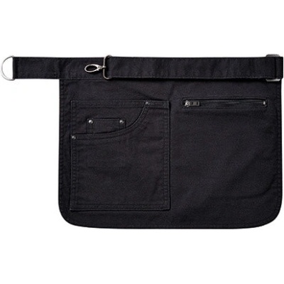 Premier Workwear Džínsová zástera s vreckom PR138 Black 31 x 32 cm