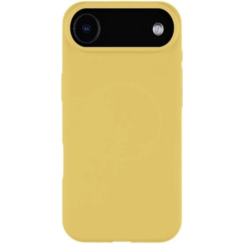 Tactical Magsafe Силиконов Калъф за iPhone Air, Tactical MagForce Velvet Smoothie Case, Жълт (8596311284144)