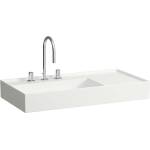 Laufen Kartell - Умивалник 90x46 см, с 3 отвора за смесител, SaphirKeramik, с LCC, бял H8103384001581 (H8103384001581)