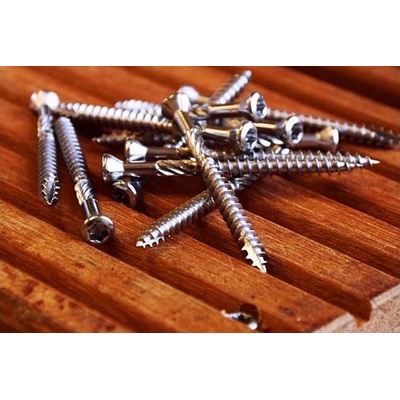 Terasový vrut 4x40 TORX T15 nerez C2 s redukovanou hlavou (200 ks/bal + BIT)