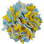 NOBBY Играчка за куче и котка, поларена топка colore, за лакомства и игра, 10 см, nobby Германия 61676