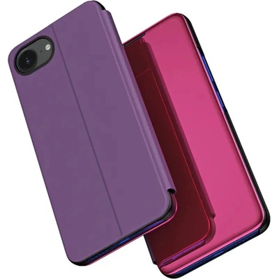 HQWear Калъф Clear View за iPhone 16e Flip Cover - розов (5907769376801)