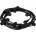 Kanlux LED light garland E27 GRL 11M10E27-B 11mb 10x max 10W IP44 black 35754