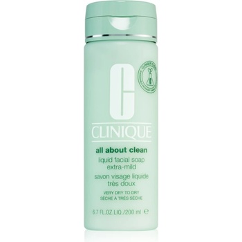 Clinique Liquid Facial Soap Extra-Mild течен сапун за суха или много суха кожа 200ml
