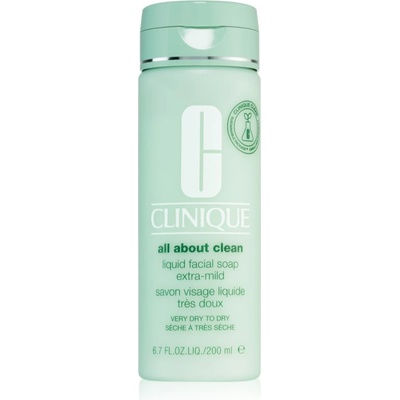 Clinique Liquid Facial Soap Extra-Mild течен сапун за суха или много суха кожа 200ml