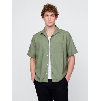 GAP Ленена риза GAP GAP | Zelen | МЪЖЕ | XS