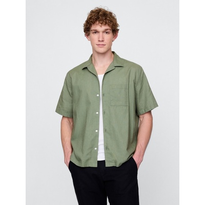 GAP Ленена риза GAP GAP | Zelen | МЪЖЕ | XS