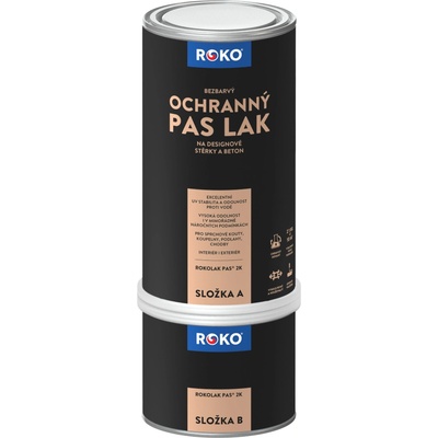 Lak ochranný ROKOLAK PAS 2K lesklý 1,5 kg