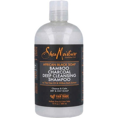 Shea Moisture African Black Soap Deep Cleansing Shampoo 384 ml