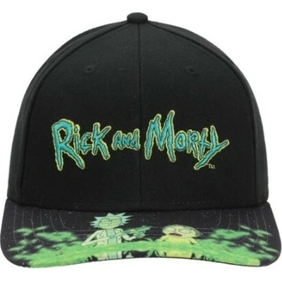 Bioworld černá s postavičkami Rick a Morty