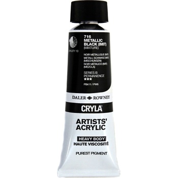 Daler-Rowney Cryla Artists’ АКРИЛНА боя Metal Black 75 ml 1 бр (125075716)