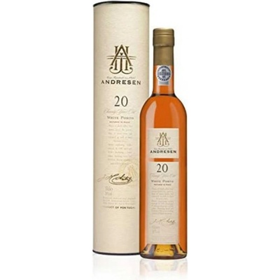 J.H. Andresen 20y White Port 20% 0,5 l (tuba)