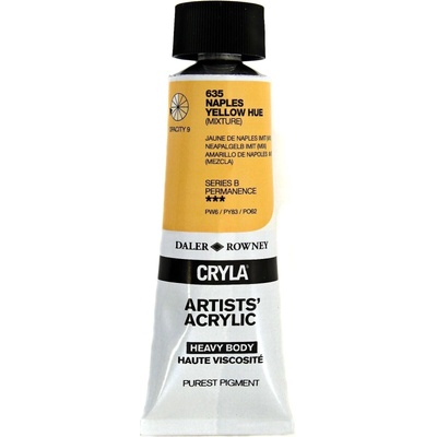 Daler-Rowney Cryla Artists’ АКРИЛНА боя Naples Yellow Hue 75 ml 1 бр (125075635)