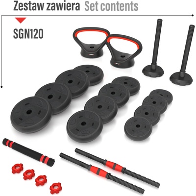 HMS Sada nakládacích činek HOME SGD SET20 20 kg