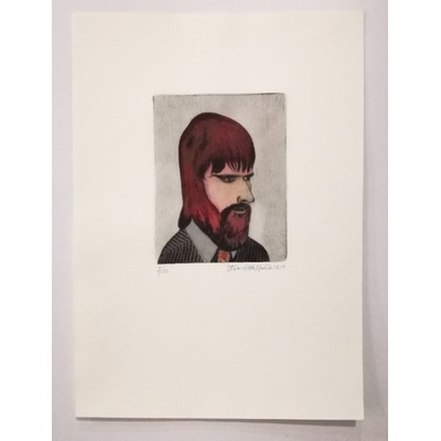 František Skála: Krasec Modrovous, 2014, kolorováno