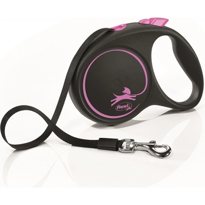 Flexi Vodítko Black Design pásek – Zboží Dáma Flexi Vodítko Black Design pásek – Zboží Dáma