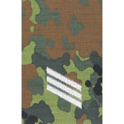 Bundeswehr Výložka BW HAUPTGEFREITER FLECKTARN/strieborné vyšitie