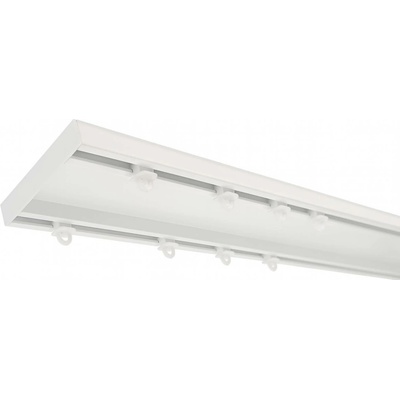 KovovégarnýžeCZ Sevilla jezdec a šnekový háček bílá lesklá 351-400cm