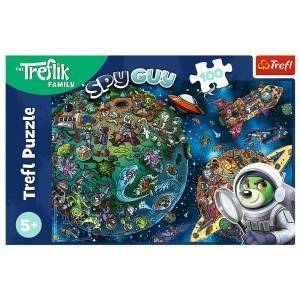 Trefl Puzzle - 100 - Trefliki in Space Trefl 16496