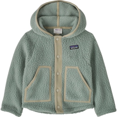Patagonia Детско поларено яке Patagonia Kid's Baby Retro Pile Jacket Fleece jacket - Cover Green - размер 12-18 Months (703-6200-0613)