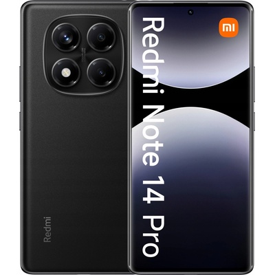 Xiaomi Redmi Note 14 Pro 5G 12GB/512GB Midnight Black – Zboží Živě