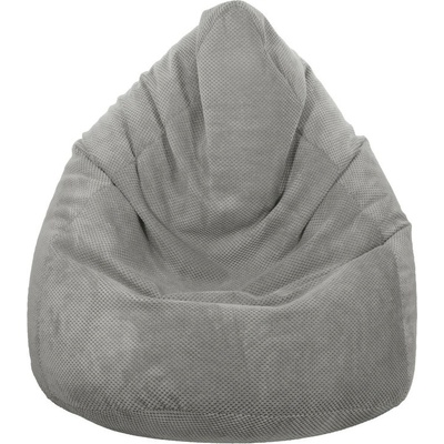 Toffel Sedací vak MAXI COMFORT Plyš 125x95 cm Vzor: šedá