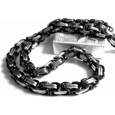 Steel Jewelry Řetízek rekoblack masivní z chirurgické oceli NH090188