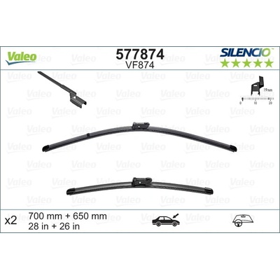 Valeo Silencio X-TRM 700+650 mm VA 577874