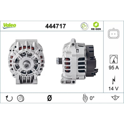 VALEO Alternátor VALEO RE-GEN REMANUFACTURED VA 444717