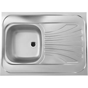 Alveus 1095618 - Кухненска мивка CLASSIC 80x60 cm неръждаема стомана/сатин без кант, реверсивна (AV0025) Мивка за вграждане